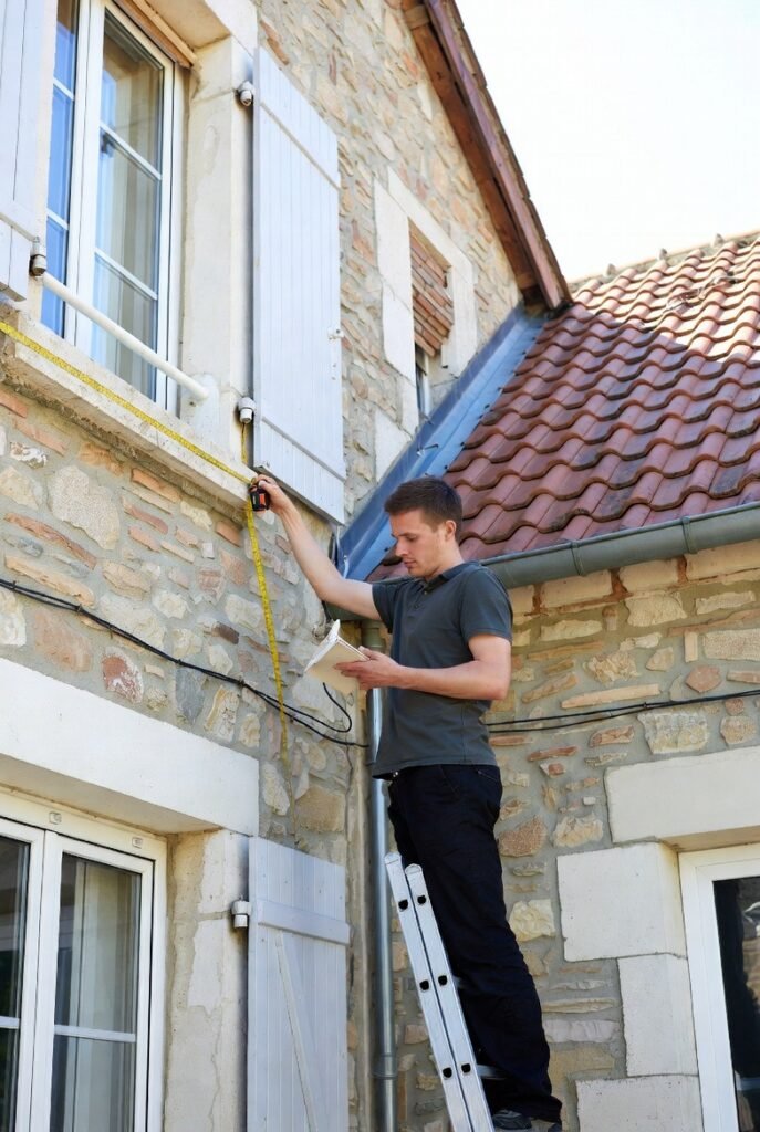mesure façade et toiture visite technique audit